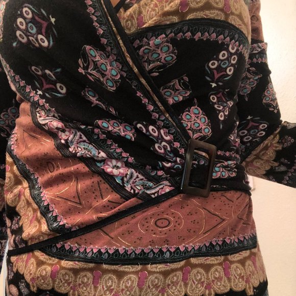 Price Drop!! ANAC designed by Kimi Printed Boho Surplice Top - Picture 4 of 6